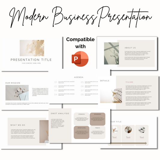 Simple & Modern PowerPoint Presentation Template
